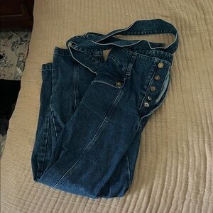 Sezane Blue Straight Leg Jeans